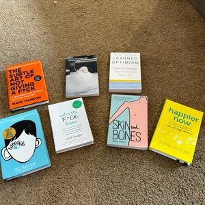 Books $20 for all or $5 each